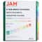 JAM Paper 9.75" x 11.5" 8-Tab Plastic Index Tab Dividers with Double Pockets